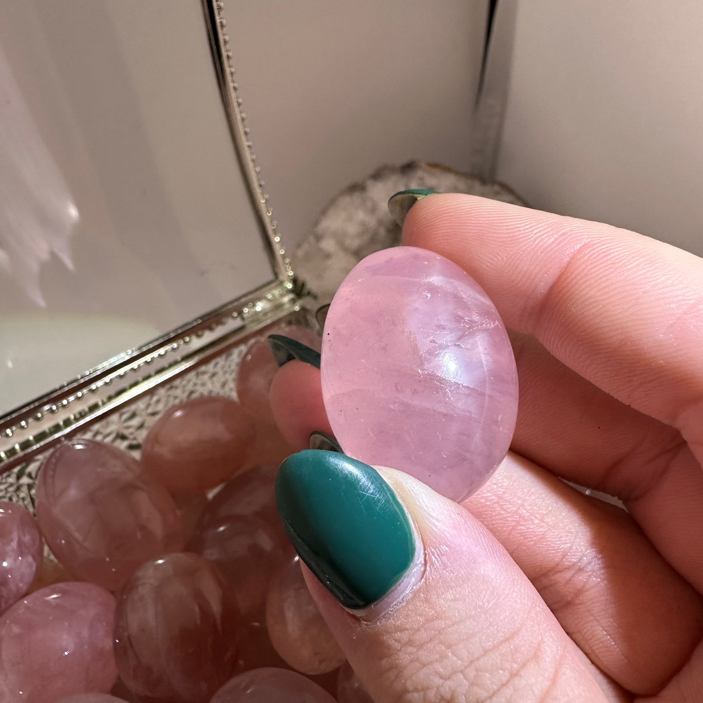 Rose Quartz - Star - Tumbles