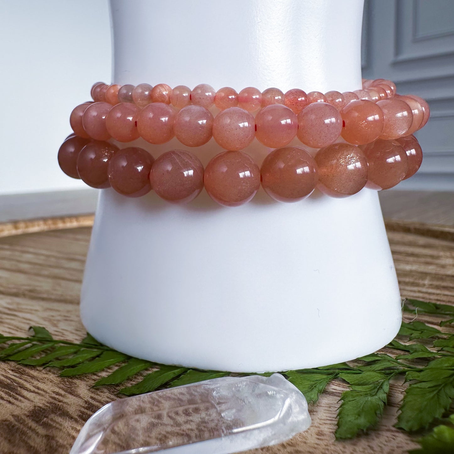 Peach Moonstone Bracelets