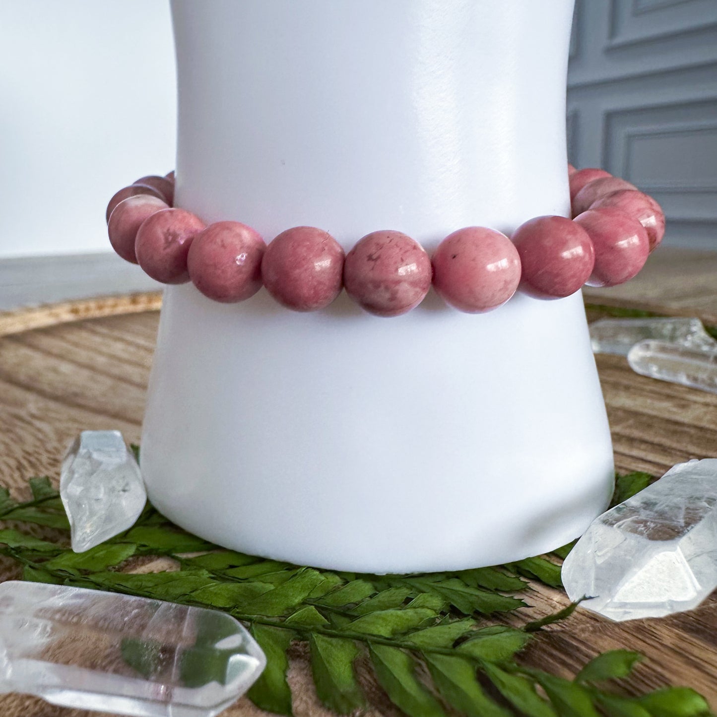 Pink Petrified Wood Bracelets