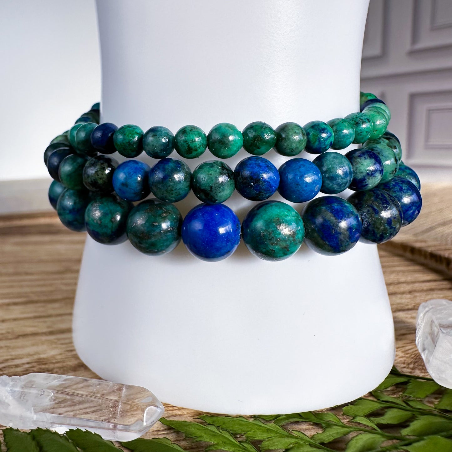 Phoenix Stone with Lapis Lazuli Bracelets