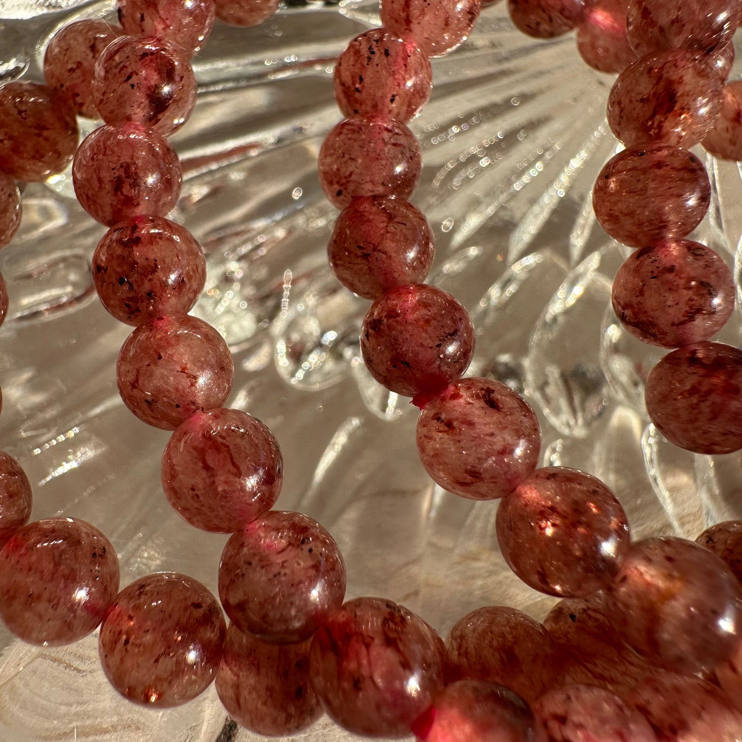 Strawberry Quartz Bracelets