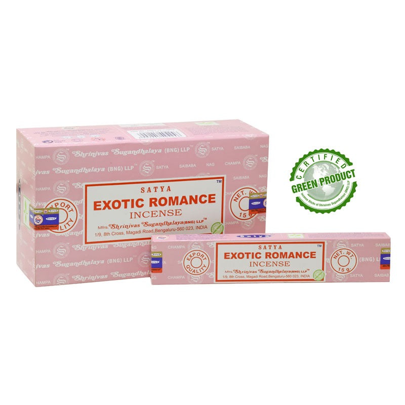 Satya Exotic Romance Incense Sticks