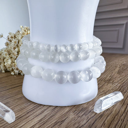 Selenite (Satin Spar) Bracelets