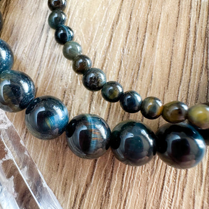 Blue Tigers Eye Bracelets