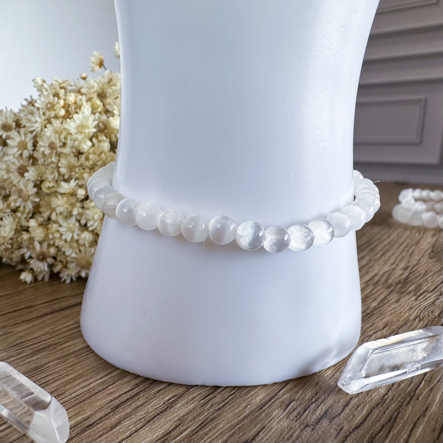 Selenite (Satin Spar) Bracelets