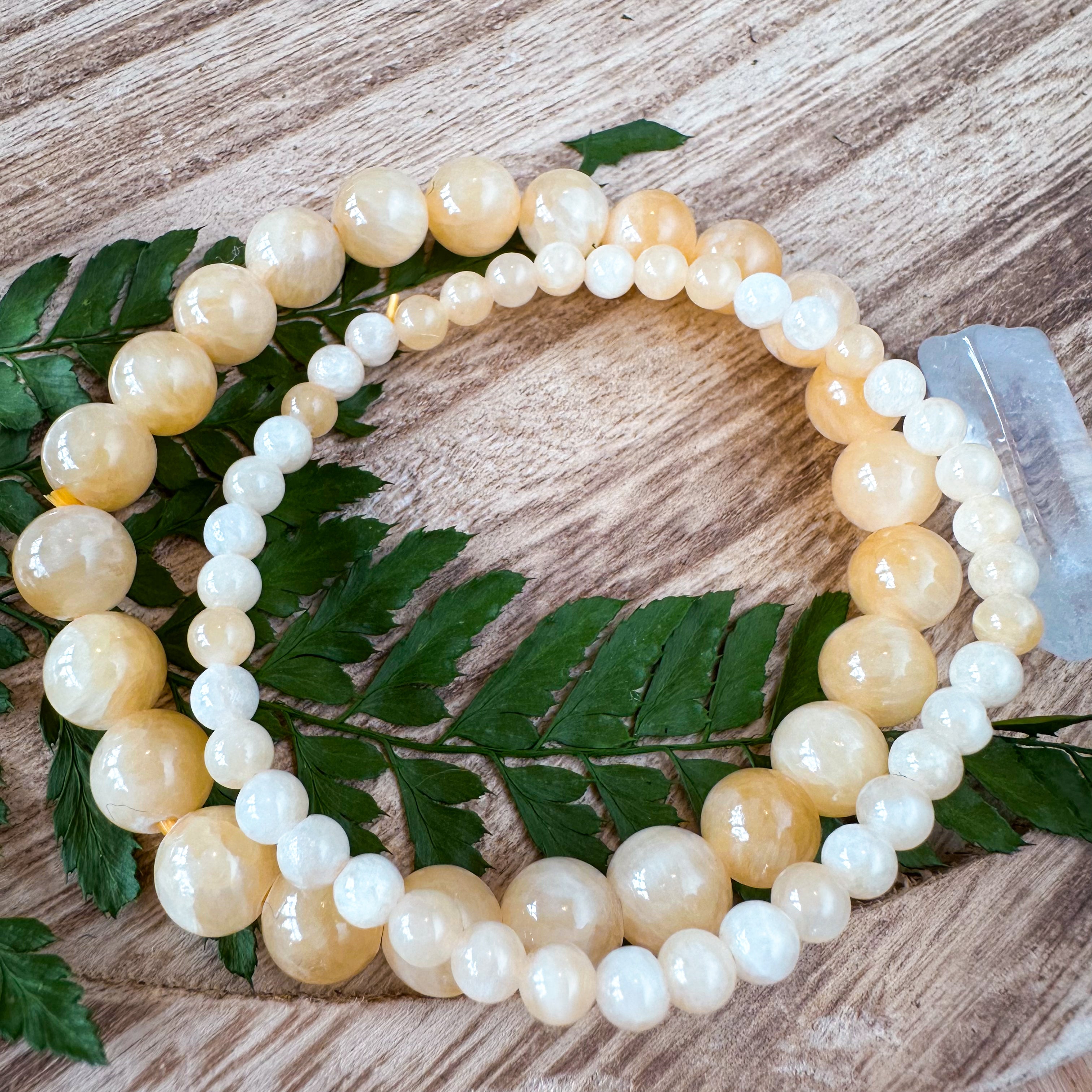Yellow Calcite Bracelets – The Cozy Crystal Cottage