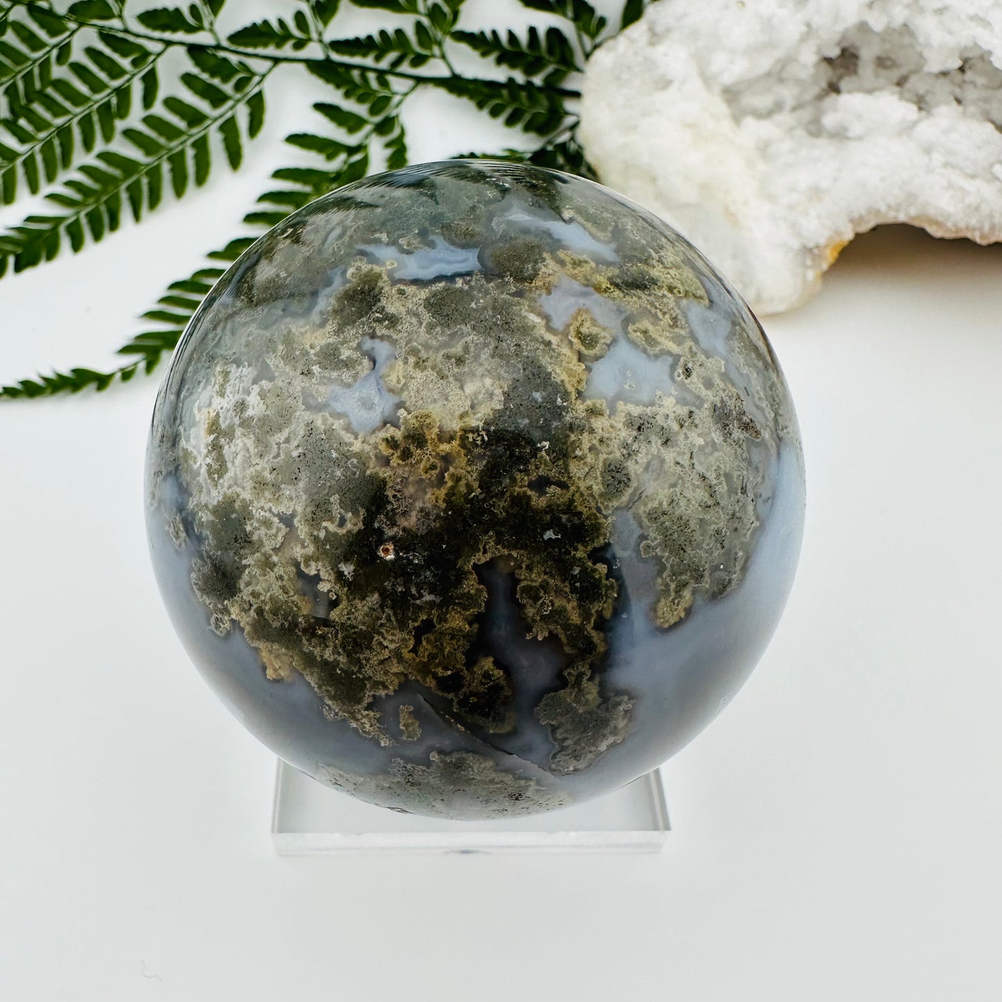 Moss Agate Sphere