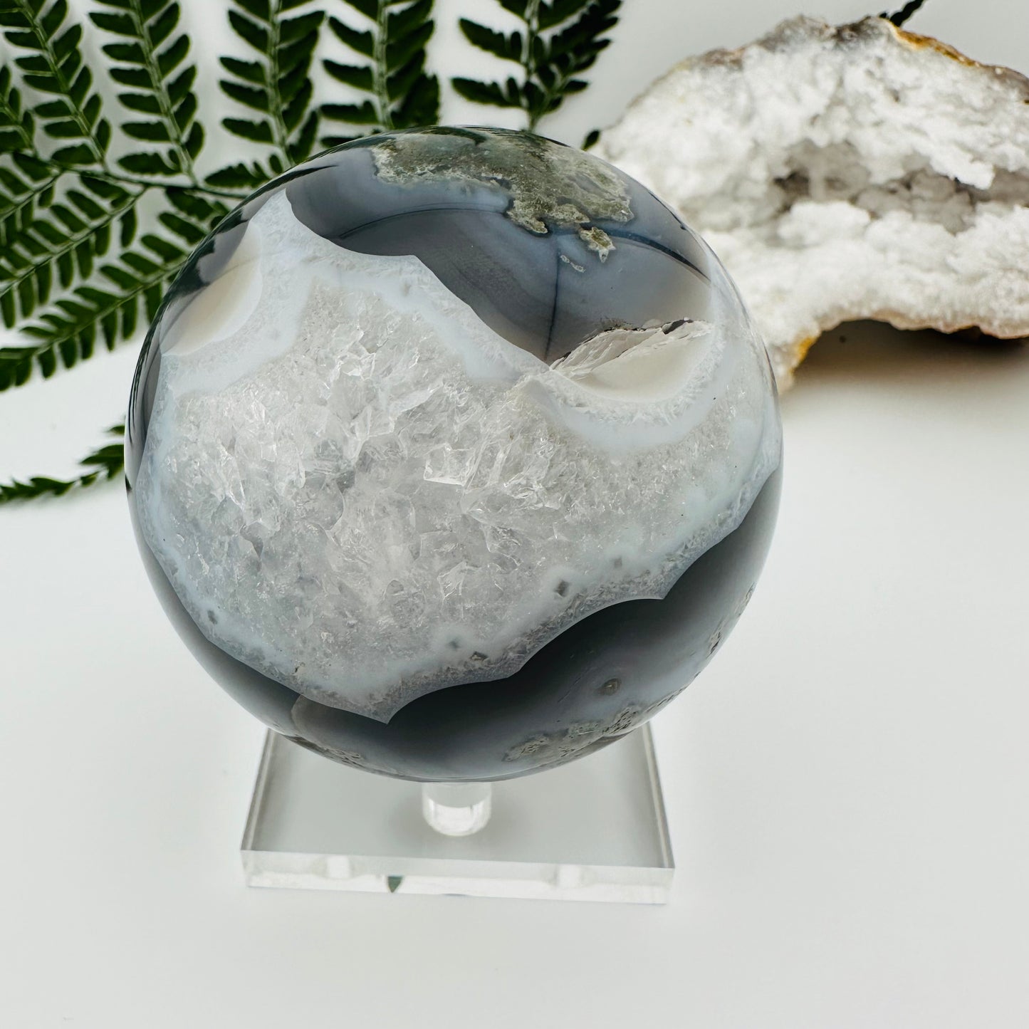 Moss Agate Sphere