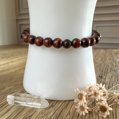 Red Tigers Eye Bracelets