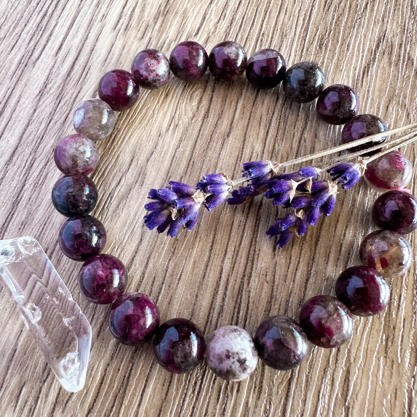 Plum Blossom Tourmaline Bracelets