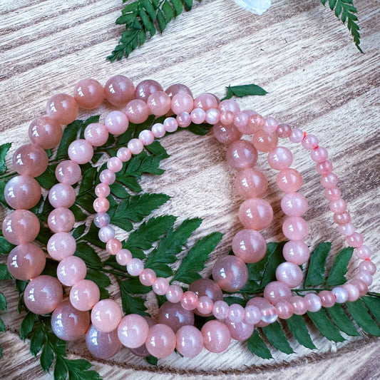 Peach Moonstone Bracelets