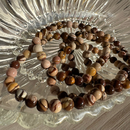 Chocolate Zebra Jasper Bracelets