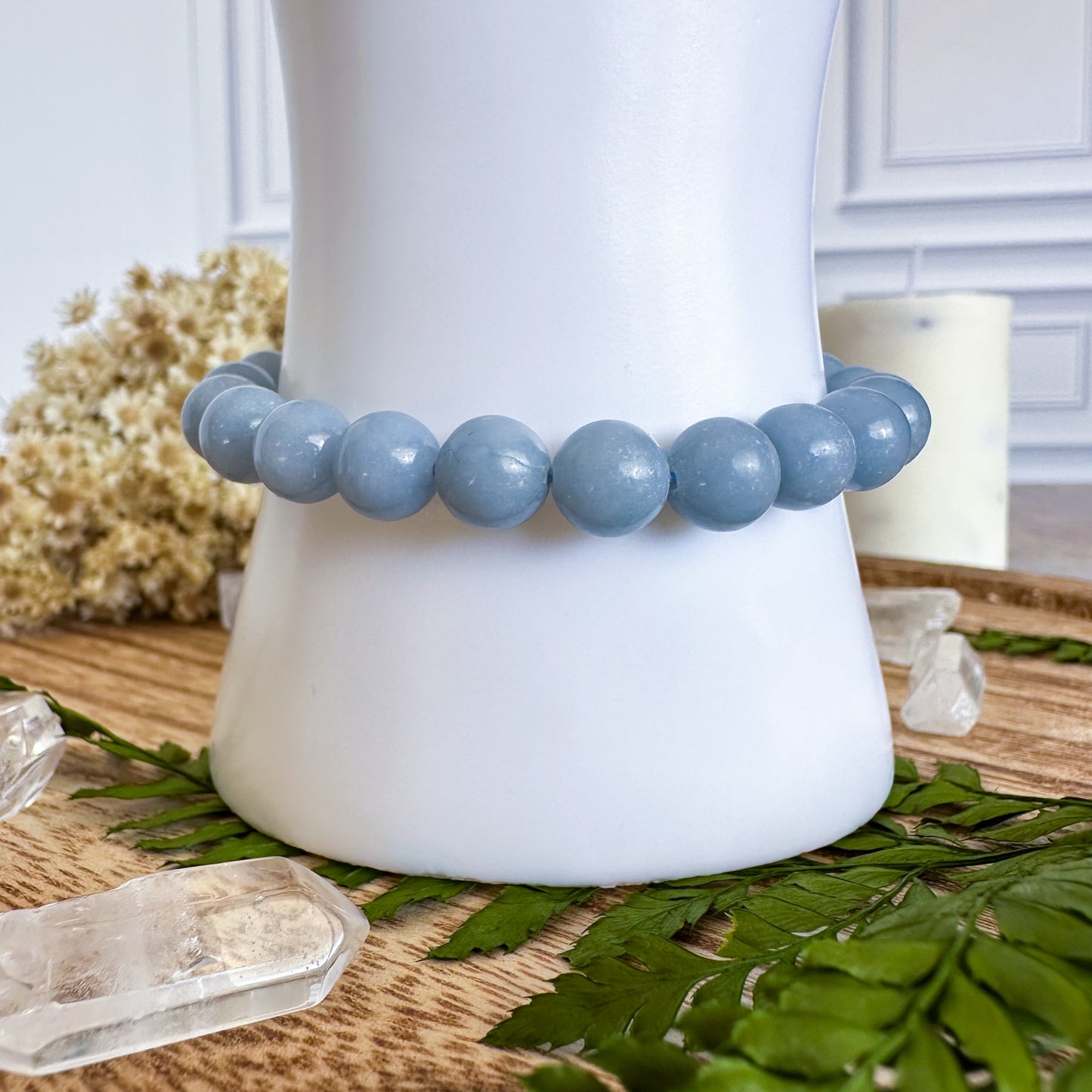 Angelite (Blue Anhydrite) Bracelets