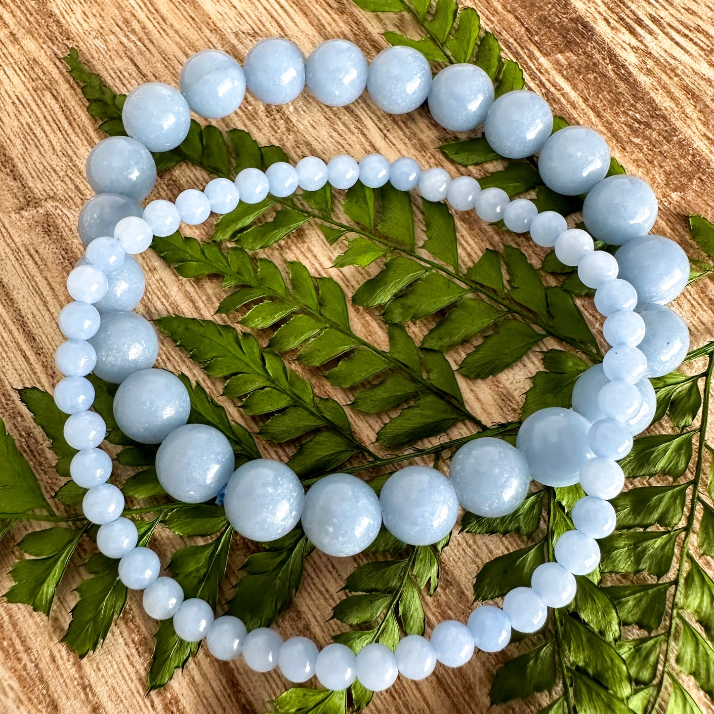 Angelite (Blue Anhydrite) Bracelets