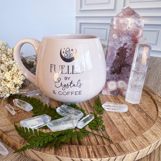 Fueled by Crystals & Coffee Mug