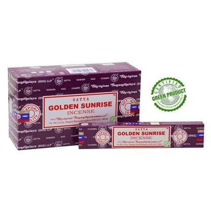 Satya Golden Sunrise Incense Sticks