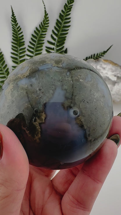 Moss Agate Sphere